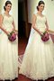 Natürliche Taile Duchesse-Linie Tüll Bodenlanges Brautkleid mit Herz-Ausschnitt