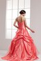 Pick Up Ärmelloses Duchesse-Linie Quinceanera Kleid mit Blume mit Applikation