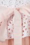 Schaufel-Ausschnitt Ärmelloses Tüll A-Line Blumenmädchenkleid