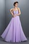 Reißverschluss Prinzessin A-Linie Chiffon Ballkleid mit Herz-Ausschnitt