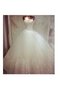 Klassisches Tüll Romantisches Brautkleid mit Bordüre mit Applike