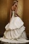 Gesticktes Geschichtes Pick Up Herz-Ausschnitt Brautkleid mit Rücken Schnürung