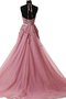 A Linie Modus Prinzessin Sweep Train Ballkleid mit Applike