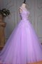 Normale Taille Spitze Quinceanera Kleid mit Rücken Schnürung mit Applike