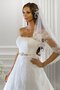 Spitze Ärmellos Duchesse-Linie Trägerloser Ausschnitt Brautkleid mit Rücken Schnürung