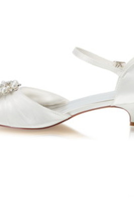 Formell Sommer Tatsächliche Absatzhöhe 1.57 Zoll (4cm) Hochzeitsschuhe
