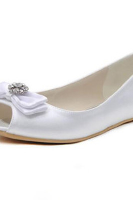 Flache Schuhe Schick Elegant Frühling Hochzeitsschuhe