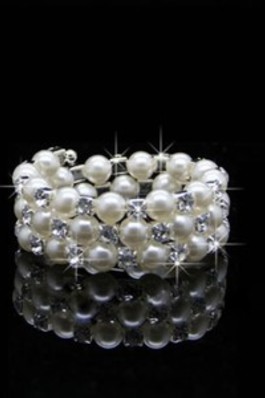 Zauberhaft Wunderbar Luxuriös Perlenstickerei Brautschmuck
