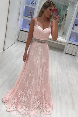 Atemberaubend Normale Taille Bodenlanges Abendkleid aus Satin mit Herz-Ausschnitt