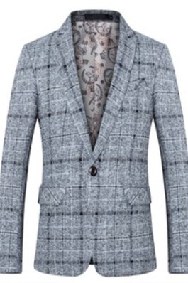 Männer Blazer Treffen Plaid Männer 4xl Grau Anzüge