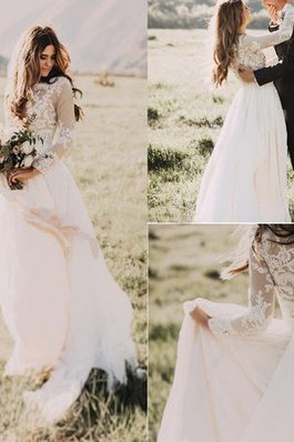 Plissiertes Prinzessin Wunderbar Romantisches Legeres Brautkleid