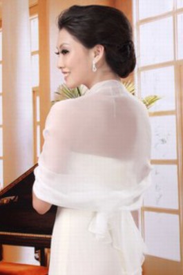 Engelwurz Chiffon Perlen Pink Vintage|Zeitlos Einfache Bolero - Foto 2