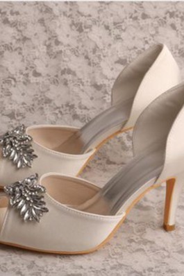 Herbst Winter High Heels Formell Tatsächliche Absatzhöhe 3.54 Zoll (9cm) Hochzeitsschuhe