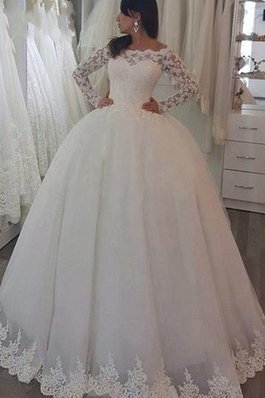 Schön Duchesse-Linie Formelles Bodenlanges Prächtiges Brautkleid