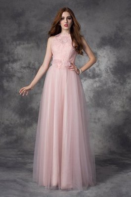 A-Line Ärmelloses Natürliche Taile Prinzessin Anständiges Abendkleid