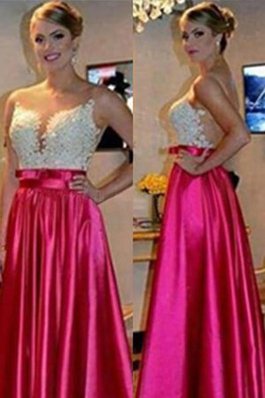 Unglaublich Satin Prinzessin Normale Taille Bodenlanges Ballkleid