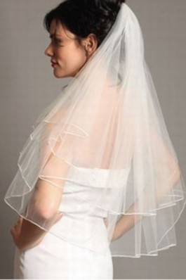 Einfache Kurz Brautschleier Perfekt Schick - Foto 2