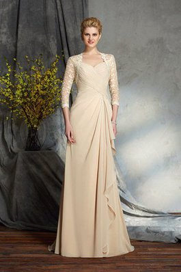 Prinzessin Normale Taille A-Line Anständiges Brautmutterkleid mit Reißverschluss