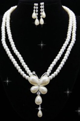 Energisch Dramatisch Luxuriös Perlenstickerei Brautschmuck