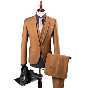 Business Casual Formalen Asiatische Anzug Männer Anzug Slim Fit