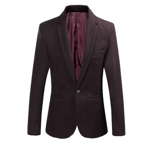 Mantel Männer Casual Boutique Anzug Blazer Einzigen Taste Mode