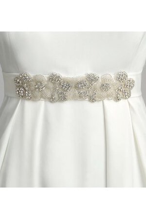 A Linie Plissiertes Schulterfreier Ausschnitt Zeitloses Romantisches Brautkleid