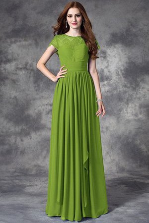 Chiffon Prinzessin A-Line Reißverschluss Anständiges Brautjungfernkleid