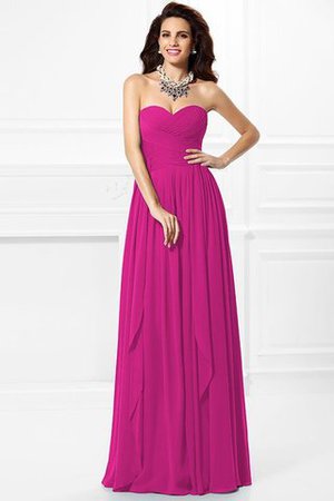 Der Begriff Ballkleid wird oft verwendet um ein trägerloses Kleid 9ce2-31zm7-a-line-normale-taille-chiffon-armelloses-brautjungfernkleid-mit-ruschen