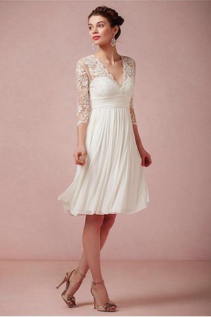 Kurz schlicht brautkleid Vintage Brautkleid