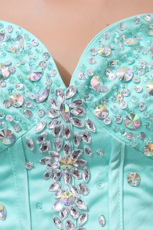 Herz-Ausschnitt Tüll Duchesse-Linie A Linie Quinceanera Kleid mit Perlen