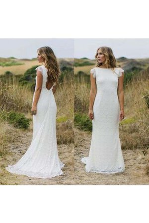 Enganliegendes Strand Meerjungfrau Einfaches Romantisches Brautkleid