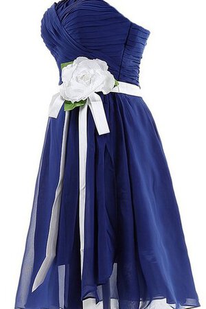 ein perfektes Ballkleid und ein perfektes Heimkehrkleid trägt 9ce2-48blj-normale-taille-armellos-wadenlanges-brautjungfernkleid-mit-schleife-mit-blume