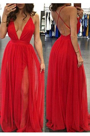 Plissiertes Schickes Romantisches Ballkleid aus Chiffon mit Rüschen