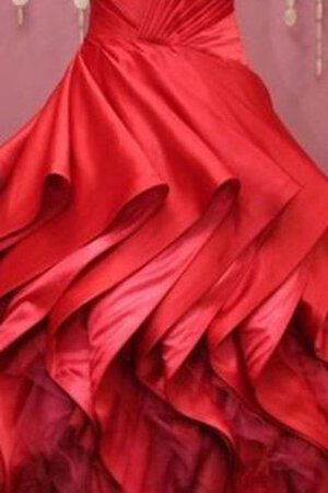 Duchesse-Linie Plissiertes Tüll Spitze Quinceanera Kleid mit Bordüre