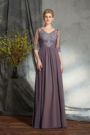 Prinzessin Ärmellos Halbe Ärmeln Anständiges Bodenlanges Brautmutterkleid