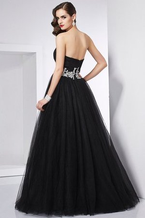 Empire Taille Ärmelloses Anständiges Bodenlanges Quinceanera Kleid mit Applikation