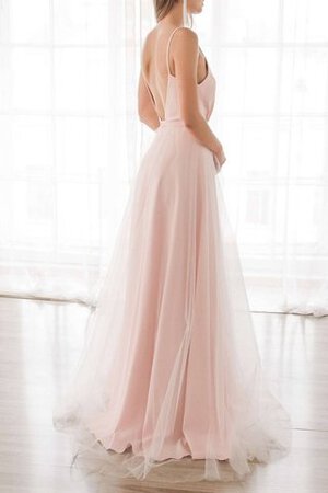 Natürliche Taile Exquisit Schlichtes Sexy Brautkleid aus Satin