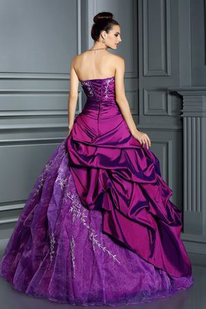 Empire Taille Duchesse-Linie Bodenlanges Sittsames Quinceanera Kleid aus Taft