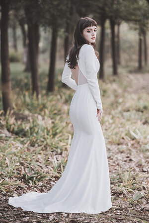 Langärmeliges Wunderschönen Luxus Bodenlanges Konservatives Brautkleid