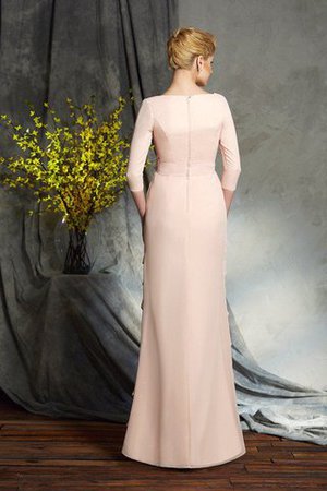 Chiffon Enganliegendes Normale Taille Reißverschluss Anständiges Brautmutterkleid