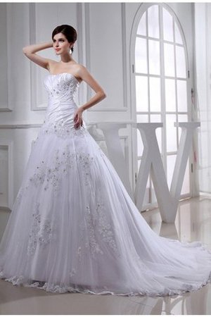 diese Art der Hochzeitskleider tragen schmecken das Glück 9ce2-94cfw-empire-taille-armellos-prinzessin-brautkleid-aus-taft-mit-rucken-schnurung