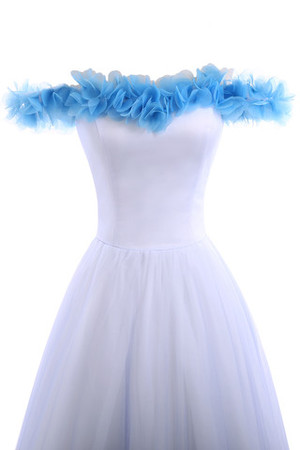 Wählen Sie für das Hochzeitskleid das gleiche Material 9ce2-akle6-tull-sittsames-extravagantes-romantisches-abiballkleid-mit-blume