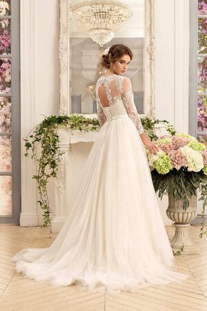 Klassisches Luxus Romantisches Modern Brautkleid mit Rücken Schnürung