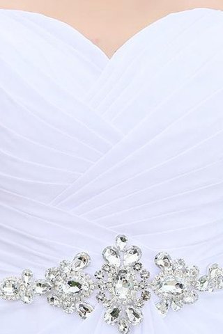 Seeküste Bodenlanges Langes Brautkleid mit Perlengürtel ohne Ärmeln