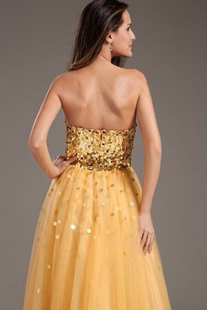 Taft Ärmelloses Herz-Ausschnitt A Linie Quinceanera Kleid mit Pailletten