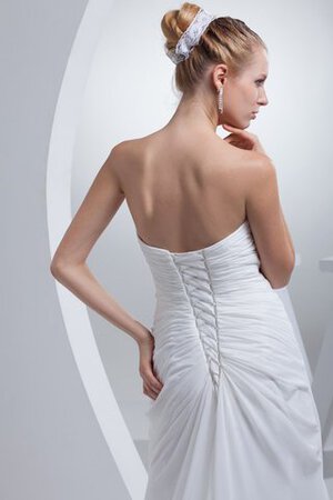 Keine Taille Einfaches Modisches Brautkleid mit Rücken Schnürung mit Sweep zug