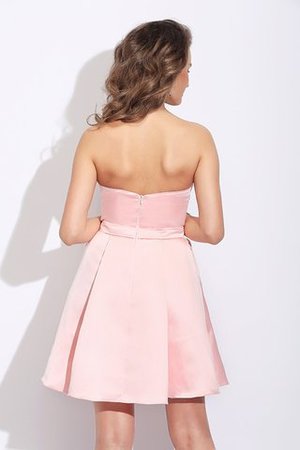 Satin Ärmelloses A-Linie Prinzessin Normale Taille Cocktailkleid