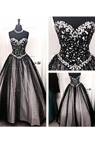 Spitze Tiefe Taile Duchesse-Linie Quinceanera Kleid mit Applikation mit Bordüre