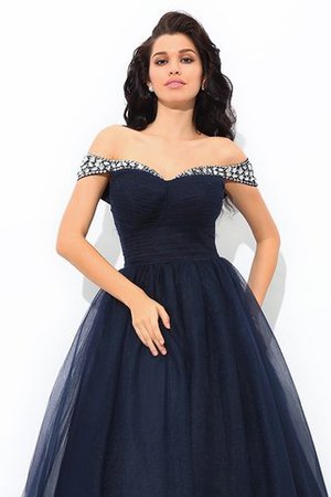 Duchesse-Linie Reißverschluss Ärmelloses Sittsames Bodenlanges Quinceanera Kleid