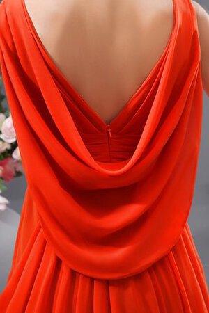 Chiffon Drapiertes Empire Taille V-Ausschnitt Sittsames Brautmutterkleid